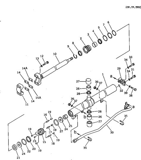 CYLINDER ASS Y 14Y 63 01013 KOMATSU Part Catalog