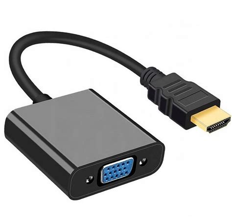 Przej Ci Wka Adapter Konwerter Z Hdmi Do Vga D Sub Sh Sklep Empik