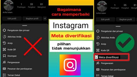 Cara Memperbaiki Opsi Meta Verified Tidak Muncul Di Instagram Youtube