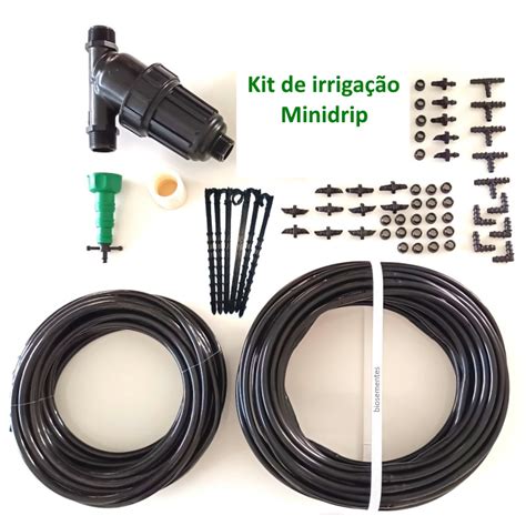 Kit irrigação para vasos e jardins verticais Minidrip