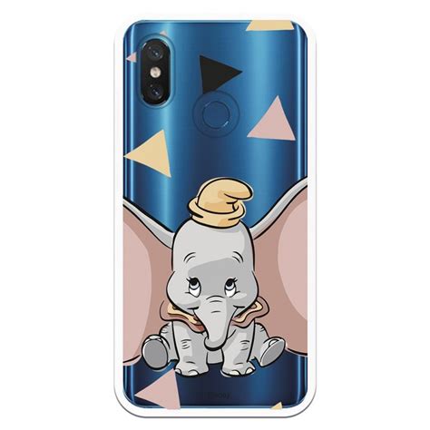 Funda Oficial Disney Dumbo Silueta Transparente Para Xiaomi Mi