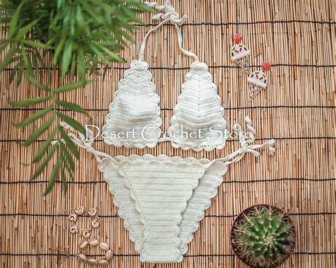 Crochet Bikini Set Pdf Pattern And Tutorial Crochet Swimwear Pattern Tutorial Master