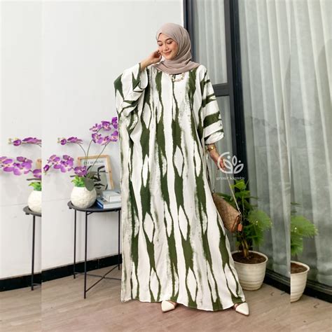 Jual Kaftan Palermo Peru Tanzania Rayon Premium Busui Dress Super Jumbo