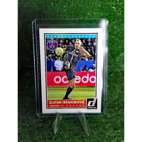 การด นกฟตบอล Panini Donruss Zlatan Ibrahimovic 52 Shopee Thailand