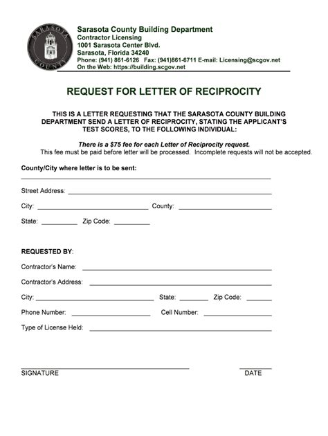 Fillable Online Contractor Complaint Form Sarasota County Fax Email