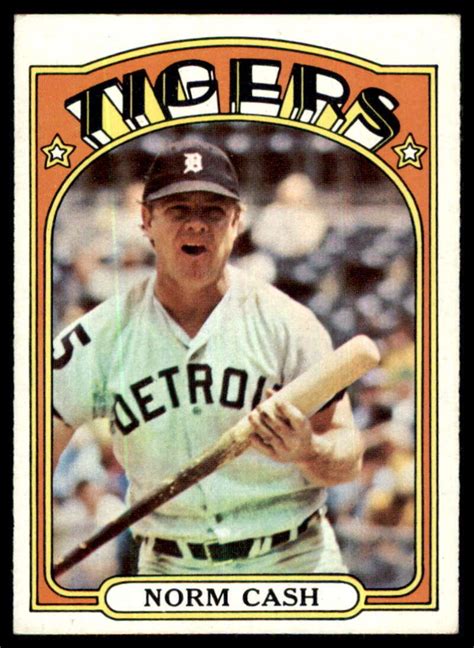 1972 TOPPS NORM CASH DETROIT TIGERS 150 EX X5035 EBay