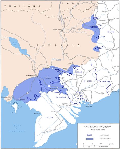 Vietnam War 1970 Cambodian Incursion