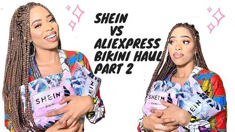 SHEIN VS ALIEXPRESS Bikini Haul Part YouTube