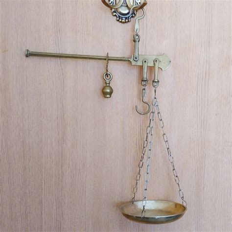 Antique Scale Hanging Scale Vintage Wall Hanger Vintage Etsy