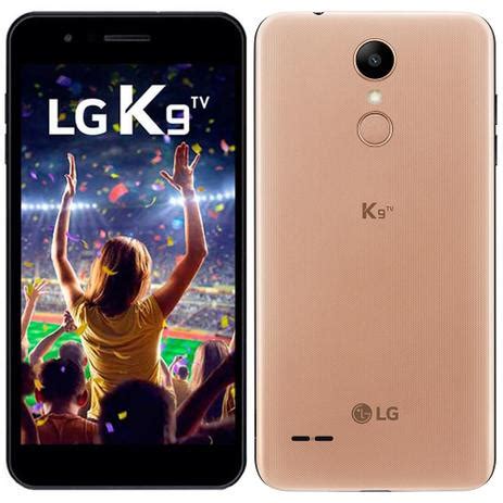 Smartphone LG K9 TV Dual Chip Dourado Tela 5 4G WiFi Android 7 0