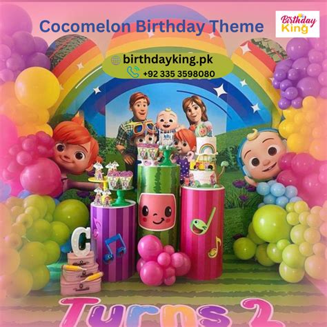 Cocomelon Birthday Theme Cocomelon Birthday Theme Decoration