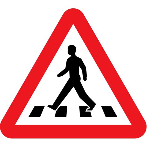 Pedestrian Crossing Sign Png Svg Clip Art For Web Download Clip Art