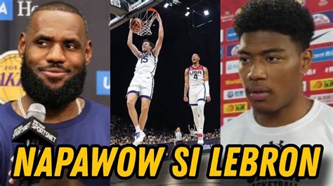 Napawow Si Lebron Sa Selebrasyon Nina Reaves At Haliburton Rui At