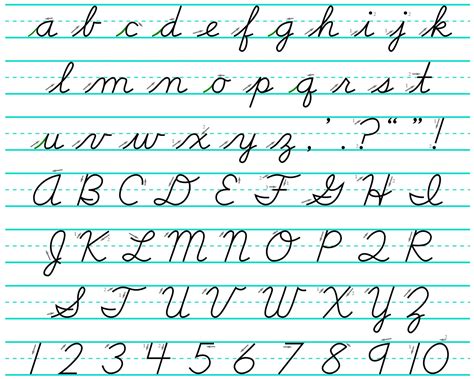 Cursive and Writing