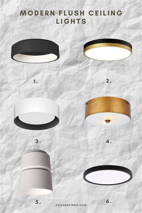 The 35 Best Modern Flush Ceiling Lights You Must See - Casa Refined