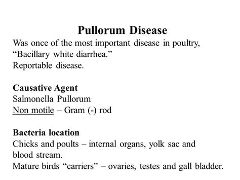 Pathogenesis Of Pullorum Disease Pd In Chickens By Local 56 Off