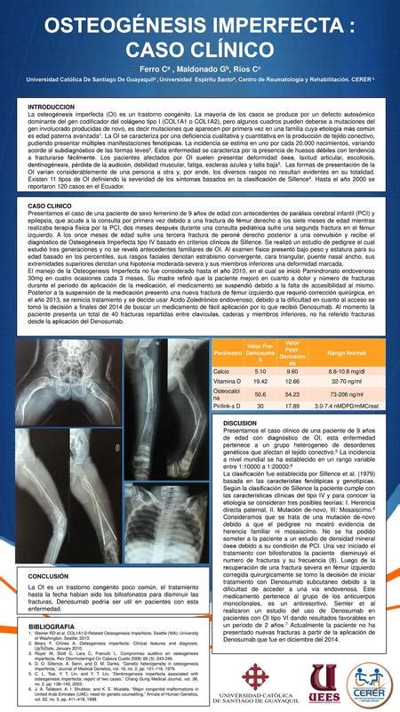 Osteog Nesis Imperfecta Prof Jos Luis Luna Sanches Ppt Descargar