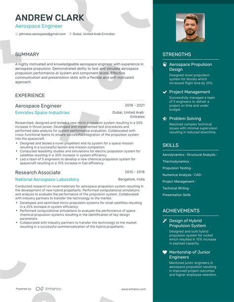 5 Aerospace Engineering Resume Examples & Guide for 2023