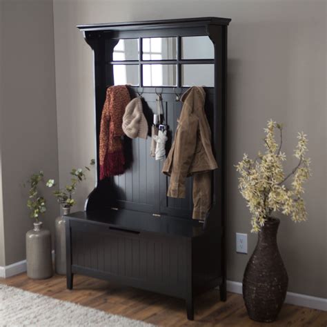 Hall Tree With Coat Rack Shoe Bench 76 Entryway Bench With Storage