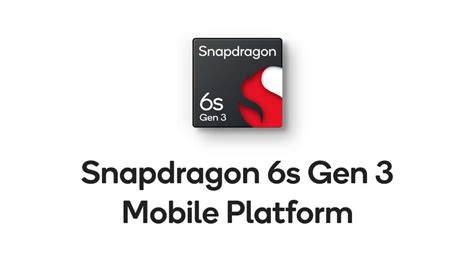 Qualcomm Officially Unveils Snapdragon 6s Gen 3 With Enhanced Kryo CPU