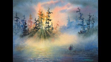 David R Smith Watercolor Mist Demo Abstract Watercolor Tutorial