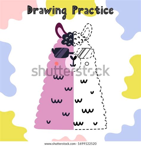 Draw The Other Half Activity For Kids 로열티 프리 이미지 스톡 사진 Shutterstock