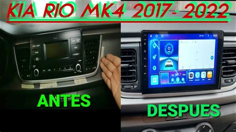 instalación de estereo android en Kia rio mk4 2017 2023 android stereo