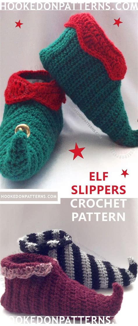 Elf Slippers Shoes Crochet Pattern Curly Toes Crochet Shoes Pattern