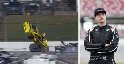 Internet Stunned As Video Shows NASCAR Driver Blaine Perkins Car Flip