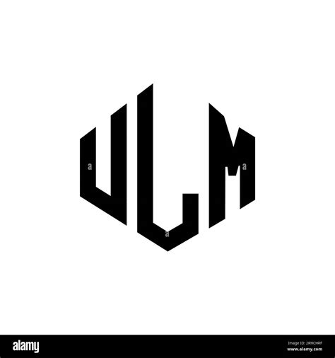 Ulm Letter Logo Design With Polygon Shape Ulm Polygon And Cube Shape