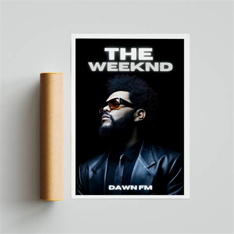 The Weeknd Dawn FM Album Poster Room Decor Music Decor Etsy