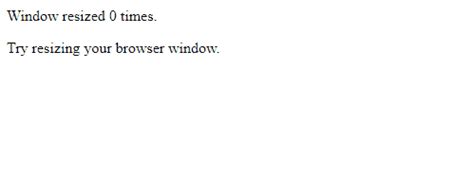 Cross Browser Window Resize Event Using Javascript Jquery Geeksforgeeks