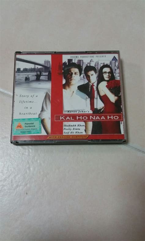 Kal Ho Naa Ho SRK Shah Rukh Khan VCD Movie, Hobbies & Toys, Music ...