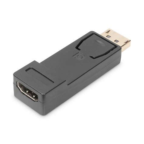 Adaptateur Displayport Vers Hdmi Digitus Ak 340602 000 s Noir à Prix