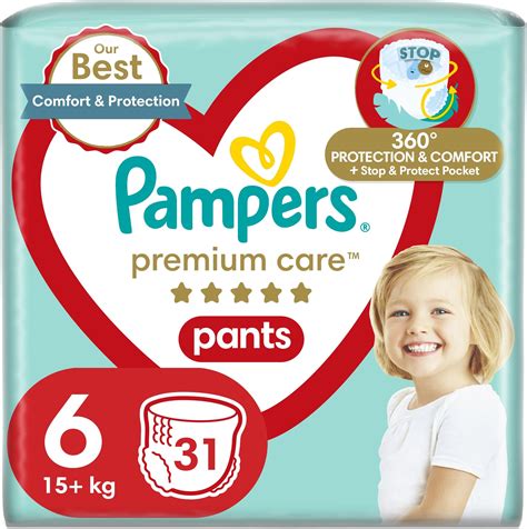 Pampers Premium Care Pieluchomajtki Rozmiar 6 31 Szt 15kg