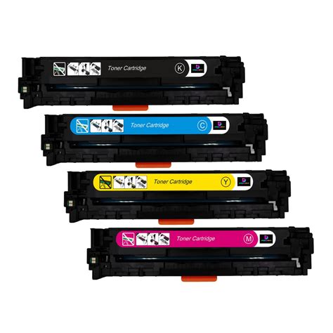 Compatible Hp Colour Laserjet Cp1215 Toner Cartridges Multipack