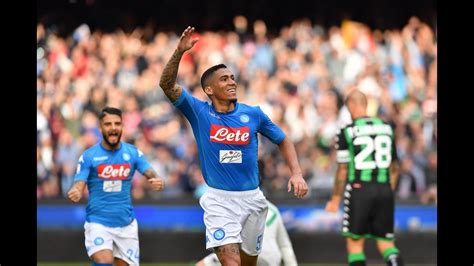 Serie A Napoli Sassuolo 3 1 IL FOTORACCONTO LaPresse