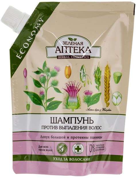 Green Pharmacy Doypack Shampoo Greater Burdock MAKEUP