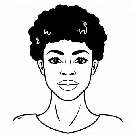 Desenhos De Mulher Negra Para Colorir Pintar E Imprimir