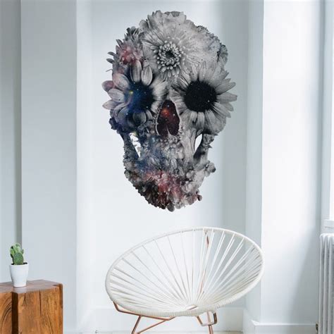 Skull Wall Decal - Etsy