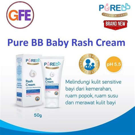 Jual Pure Bb Baby Rash Cream Gram Krim Anti Ruam Iritasi Bayi Purebb