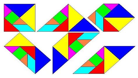 Tangram Tangram Imprimible Figuras Con Tangram Tangram Off