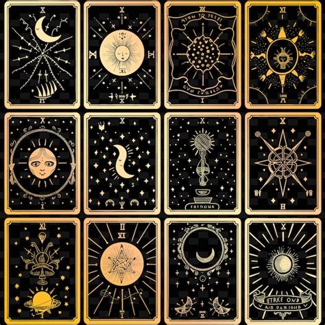 Arte Folcl Rica De Cartas De Tarot M Sticas Padr O De Cartas E