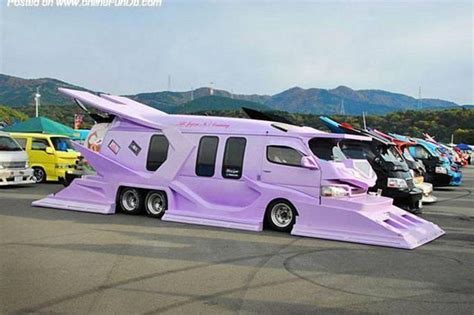Босодзоку: бунтарский тюнинг | Custom cars, Custom vans, Weird cars