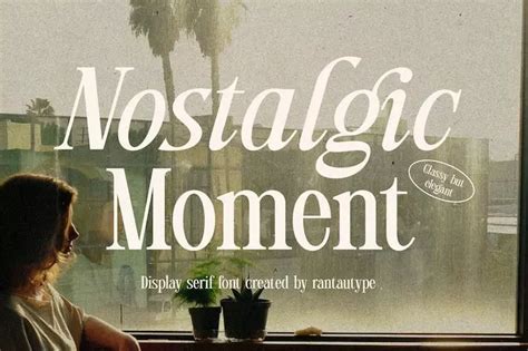 Nostalgic Moment Font - Dfonts 