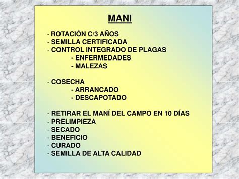 Ppt Control De Calidad En La Producci N De Semilla De Man Powerpoint