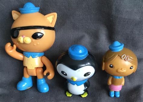 Cbeebies Octonauts Action Figures X 3 Toy Set Bundle £399 Picclick Uk