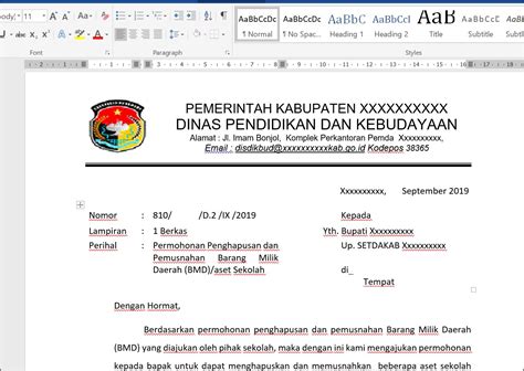 Contoh Surat Permohonan Hibah Tanah Pemda Surat Permohonan Desain