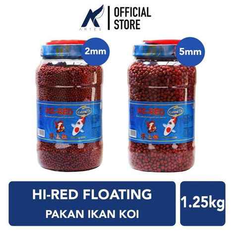 Jual Hi Red Floating Makanan Pakan Pelet Pellet Ikan Hias Koi Koki