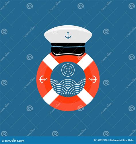 Captaincapbadgeset Vector Illustration 115557364